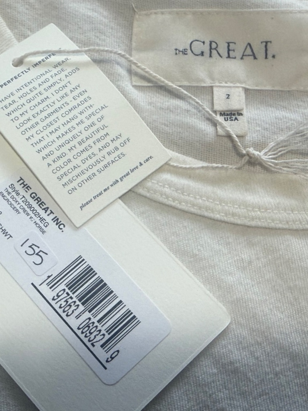 🦉 NWT THE GREAT HORSE T -SHIRT - Picture 3 of 4